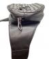 中古・古着 BOTTEGA VENETA (ボッテガベネタ) イントレチャートウエストバッグ ブラック：80000円