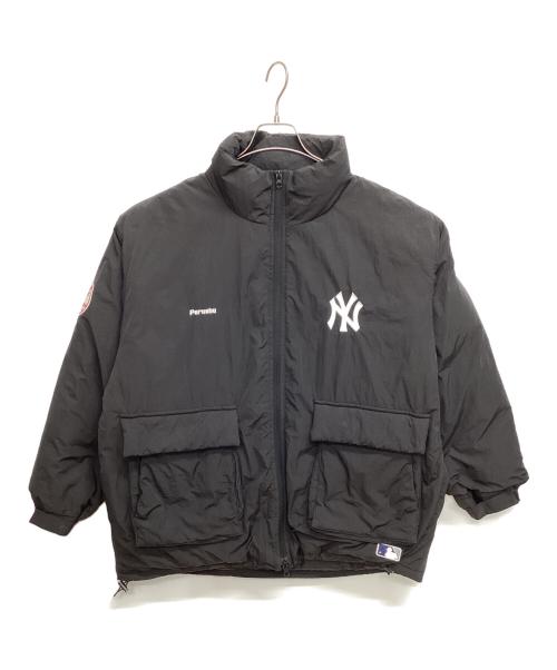 PERUSHU（ペルーシュ）Perushu (ペルーシュ) MLB (エムエルビー) 中綿ジャケット ブラック サイズ:Mの古着・服飾アイテム