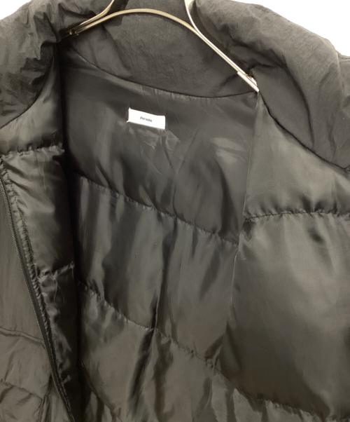 PERUSHU（ペルーシュ）Perushu (ペルーシュ) MLB (エムエルビー) 中綿ジャケット ブラック サイズ:Mの古着・服飾アイテム