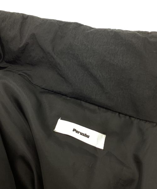 PERUSHU（ペルーシュ）Perushu (ペルーシュ) MLB (エムエルビー) 中綿ジャケット ブラック サイズ:Mの古着・服飾アイテム