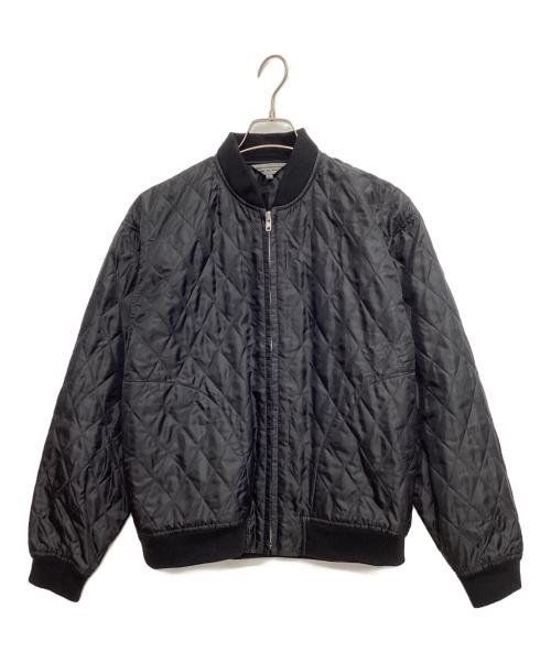 GOOD DESIGN SHOP COMME des GARCONS（グッドデザインショップ コムデギャルソン）GOOD DESIGN SHOP COMME des GARCONS (グッドデザインショップ コムデギャルソン) バックプリントキルティングジャケット ブラック サイズ:Lの古着・服飾アイテム