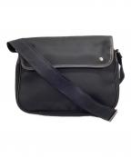 MARGARET HOWELLマーガレットハウエル）の古着「フラップショルダーバッグ」｜ブラック