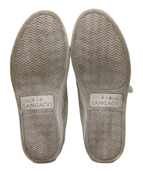 via SANGACIO（ヴィア・サンガチオ）via SANGACIO (ヴィア・サンガチオ) にゅ～ず『OFF COAT』 ホワイト サイズ:26cmの古着・服飾アイテム