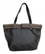 GHERARDINIゲラルディーニ）の古着「ハンドバッグ」｜ブラック×ブラウン