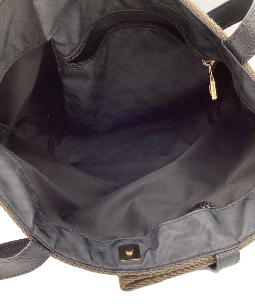 GHERARDINI（ゲラルディーニ）GHERARDINI (ゲラルディーニ) ハンドバッグ ブラック×ブラウンの古着・服飾アイテム