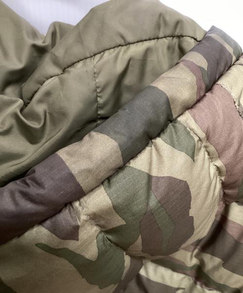 Patagonia（パタゴニア）Patagonia (パタゴニア) ハイロフトダウンフーディー ブラウン×グリーン サイズ:Mの古着・服飾アイテム