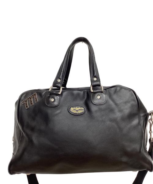 Lewis Leathers（ルイスレザース）Lewis Leathers (ルイスレザース) 2WAYハンドバッグ/AVIAKIT ブラックの古着・服飾アイテム