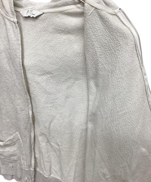ANCELLM（アンセルム）ANCELLM (アンセルム) ジップパーカー アイボリー サイズ:2の古着・服飾アイテム