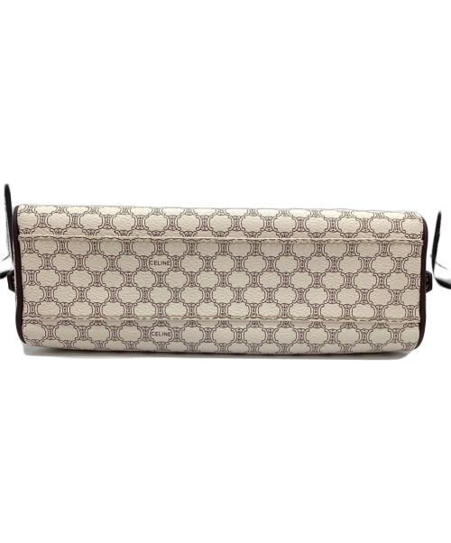 CELINE（セリーヌ）CELINE (セリーヌ) ワンショルダーバッグ ベージュ×ブラウンの古着・服飾アイテム