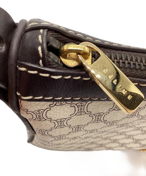 CELINE（セリーヌ）CELINE (セリーヌ) ワンショルダーバッグ ベージュ×ブラウンの古着・服飾アイテム