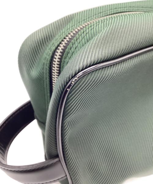 LOUIS VUITTON（ルイ ヴィトン）LOUIS VUITTON (ルイ ヴィトン) パラナ セカンドバッグ ダークグリーン×ブラックの古着・服飾アイテム