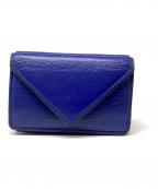 BALENCIAGAバレンシアガ）の古着「コンパクトウォレット」｜ブルー