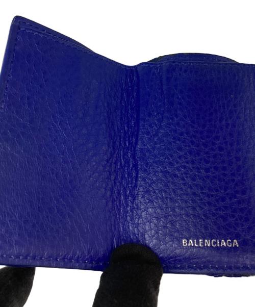BALENCIAGA（バレンシアガ）BALENCIAGA (バレンシアガ) コンパクトウォレット ブルーの古着・服飾アイテム