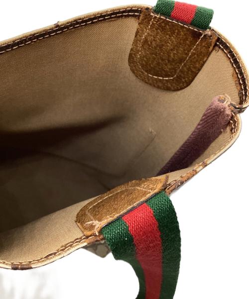 GUCCI（グッチ）GUCCI (グッチ) トートバッグ ブラウンの古着・服飾アイテム