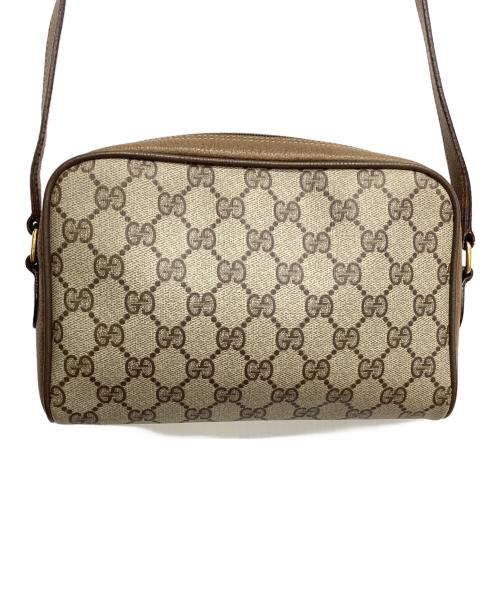 GUCCI（グッチ）GUCCI (グッチ) シェリーライン グレー×ブラウンの古着・服飾アイテム
