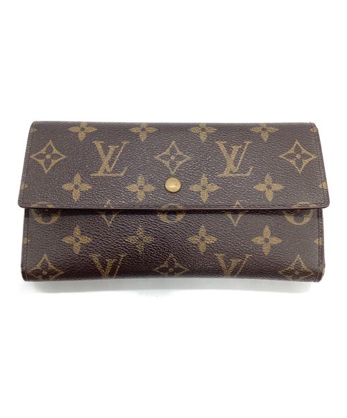 LOUIS VUITTON（ルイ ヴィトン）LOUIS VUITTON (ルイ ヴィトン) ポルトトレゾール・インターナショナル ブラウンの古着・服飾アイテム