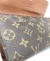 中古・古着 LOUIS VUITTON (ルイ ヴィトン) ポルトトレゾール・インターナショナル ブラウン：8000円