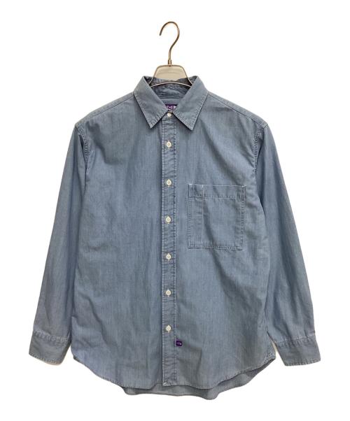 THE NORTHFACE PURPLELABEL（ザ・ノースフェイス パープルレーベル）THE NORTHFACE PURPLELABEL (ザ・ノースフェイス パープルレーベル) 長袖シャツ インディゴ サイズ:Sの古着・服飾アイテム
