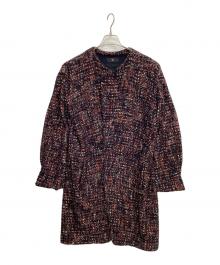 Y's（ワイズ）の古着「コート」｜ネイビー×オレンジ