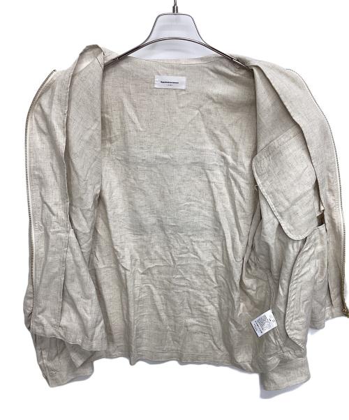 MAGIC STICK（マジックスティック）MAGIC STICK (マジックスティック) HRMS NATURAL ZIP JACKET ベージュ サイズ:Lの古着・服飾アイテム