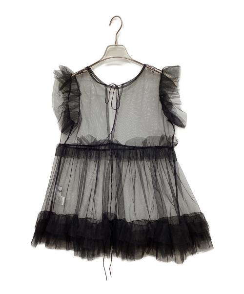 epine（エピヌ）epine (エピヌ) チュールワンピース ブラック サイズ:表記なしの古着・服飾アイテム