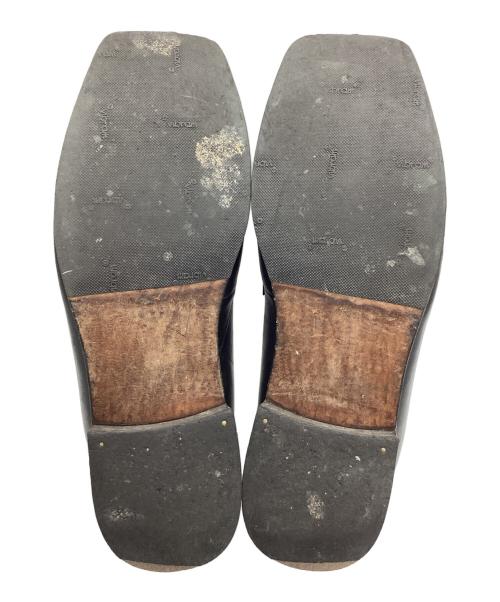 foot the coacher（フットザコーチャー）foot the coacher (フットザコーチャー) ローファー ブラック サイズ:7 1/2の古着・服飾アイテム