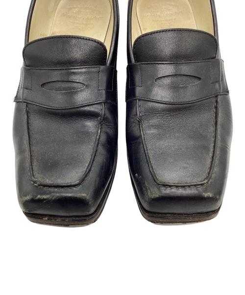 foot the coacher（フットザコーチャー）foot the coacher (フットザコーチャー) ローファー ブラック サイズ:7 1/2の古着・服飾アイテム