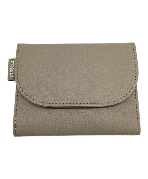 russet（ラシット）russet (ラシット) コンパクトウォレット グレージュの古着・服飾アイテム