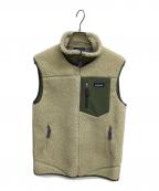 Patagoniaパタゴニア）の古着「フリースベスト」｜ベージュ