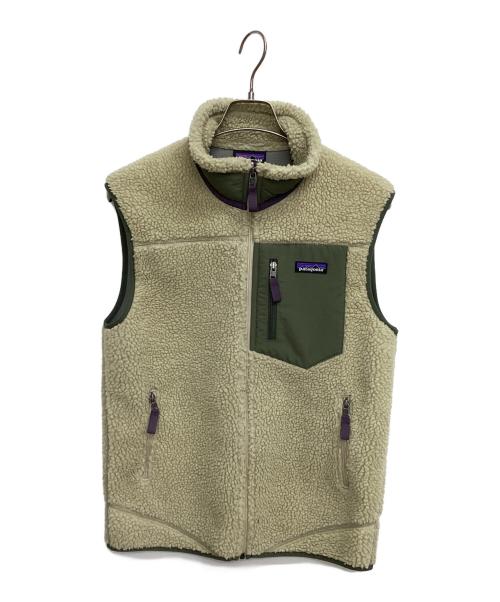 Patagonia（パタゴニア）Patagonia (パタゴニア) フリースベスト ベージュ サイズ:Sの古着・服飾アイテム