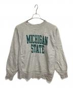 Championチャンピオン）の古着「リバースウィーブスウェット」｜グレー×グリーン