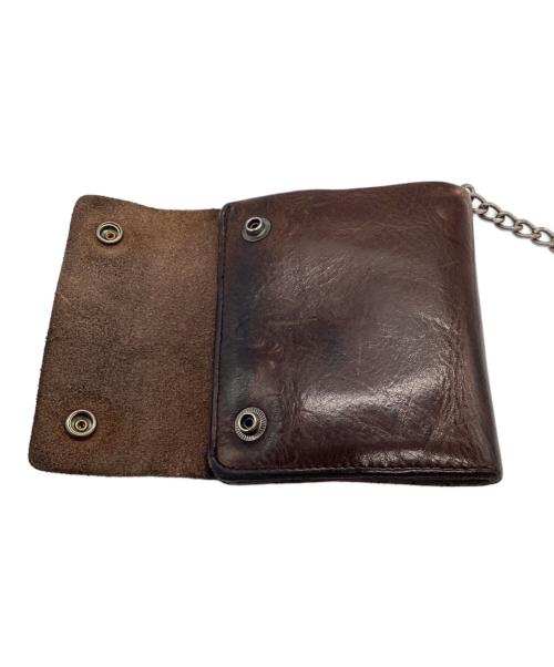 RRL（ダブルアールエル）RRL (ダブルアールエル) Concho Chain Wallet ブラウンの古着・服飾アイテム