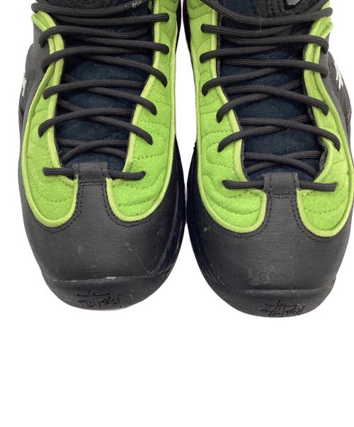 NIKE（ナイキ）NIKE (ナイキ) stussy (ステューシー) Air Penny II ブラック×グリーン サイズ:24.5の古着・服飾アイテム