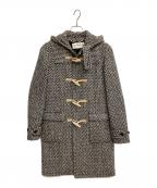 Saint Laurent Parisサンローランパリ）の古着「ツイードロングダッフルコート」｜ホワイト×ブラック