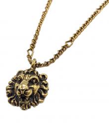 GUCCI（グッチ）の古着「ライオンヘッドネックレス」
