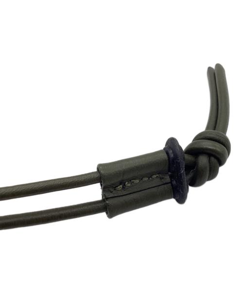 yoshio kubo（ヨシオクボ）yoshio kubo (ヨシオクボ) FARO (ファーロ) ショルダーバッグ オリーブの古着・服飾アイテム