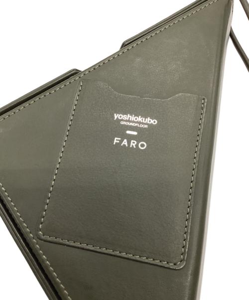 yoshio kubo（ヨシオクボ）yoshio kubo (ヨシオクボ) FARO (ファーロ) ショルダーバッグ オリーブの古着・服飾アイテム
