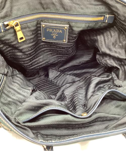 PRADA（プラダ）PRADA (プラダ) トートバッグ ブルーの古着・服飾アイテム