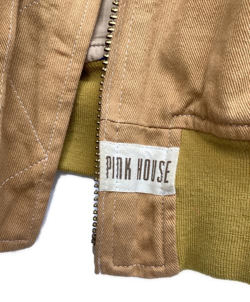 PINK HOUSE（ピンクハウス）PINK HOUSE (ピンクハウス) ブルゾン ブラウン サイズ:Freeの古着・服飾アイテム