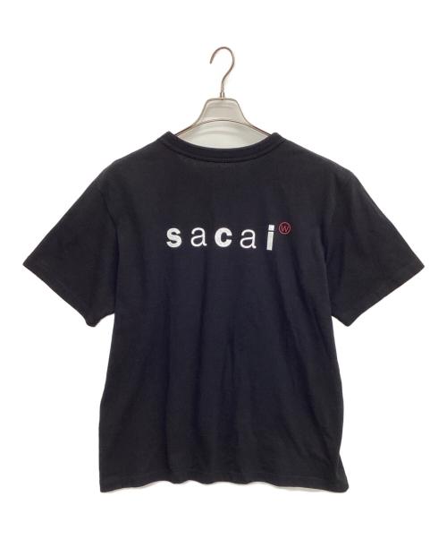 sacai（サカイ）sacai (サカイ) 半袖カットソー ブラック サイズ:5の古着・服飾アイテム