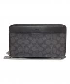 COACHコーチ）の古着「ダブル ジップ トラベル オーガナイザー」｜ブラック