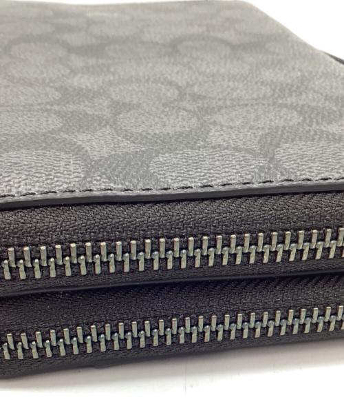 COACH（コーチ）COACH (コーチ) ダブル ジップ トラベル オーガナイザー ブラックの古着・服飾アイテム