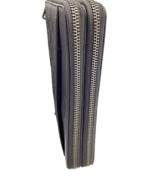 COACH（コーチ）COACH (コーチ) ダブル ジップ トラベル オーガナイザー ブラックの古着・服飾アイテム