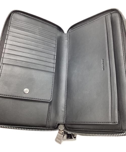COACH（コーチ）COACH (コーチ) ダブル ジップ トラベル オーガナイザー ブラックの古着・服飾アイテム