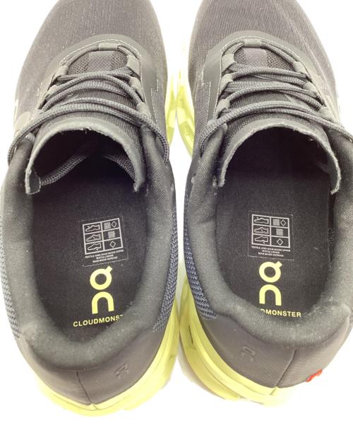 on（オン）On (オン) スニーカー ブラック×イエロー サイズ:27の古着・服飾アイテム