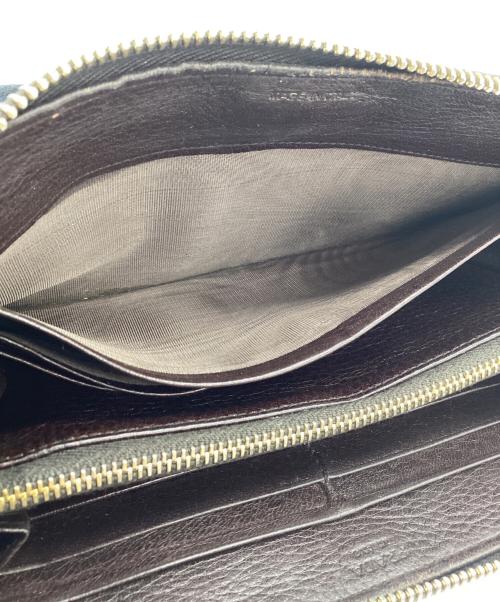 PRADA（プラダ）PRADA (プラダ) ラウンドファスナー長財布 ブラウンの古着・服飾アイテム