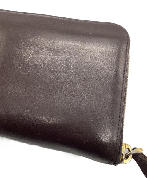 PRADA（プラダ）PRADA (プラダ) ラウンドファスナー長財布 ブラウンの古着・服飾アイテム