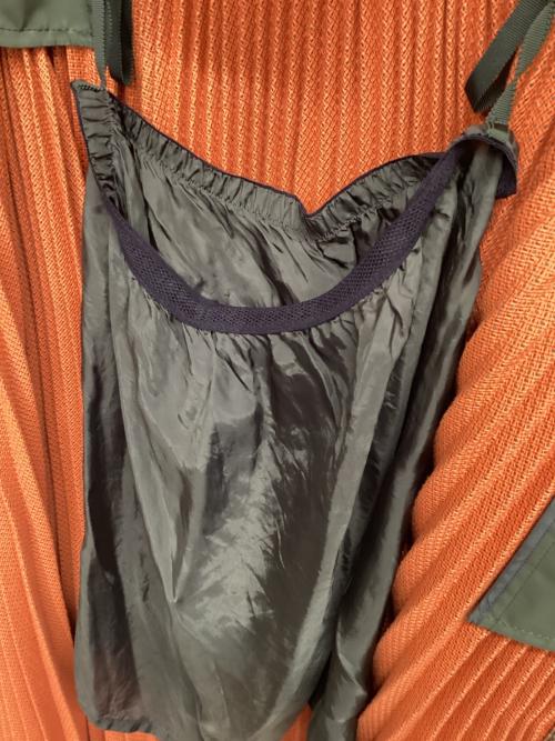 sacai（サカイ）sacai (サカイ) プリーツロングスカート オレンジ×グリーン サイズ:1の古着・服飾アイテム