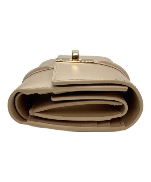 CELINE（セリーヌ）CELINE (セリーヌ) トリフォールドウォレット ベージュの古着・服飾アイテム