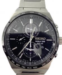 SEIKO（セイコー）の古着「クロノグラフ」｜ブラック